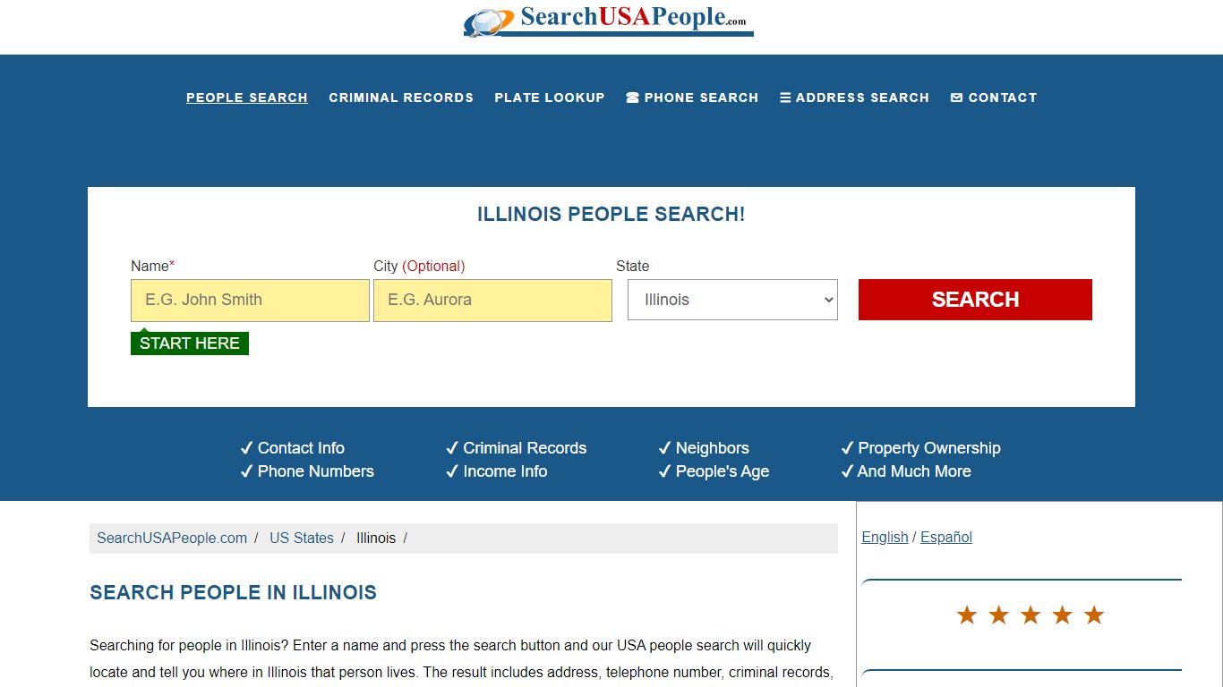 Illinois People Search | SearchUSAPeople