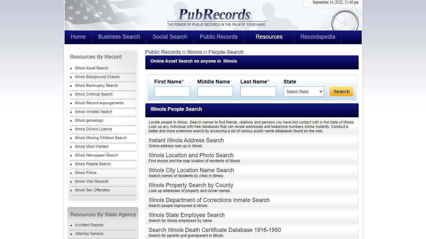 Illinois People-Search - Pubrecords.com