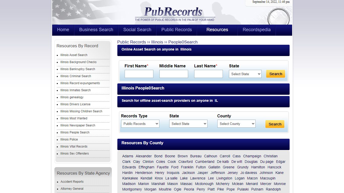Illinois People Search - Pubrecords.com